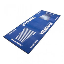 Tapis environnemental Biketek Garage Mat bleu blanc pour moto Yamaha stand Neuf