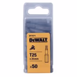 Peu de tournevis DeWalt DT7253; T10; 5 unités