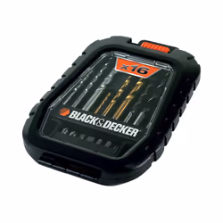 Black & Decker A7186-XJ foret Ensemble de forets 16 pièce(s)