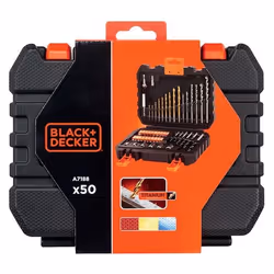 Ensemble d'outils Black & Decker A7188-XJ; 50 unités
