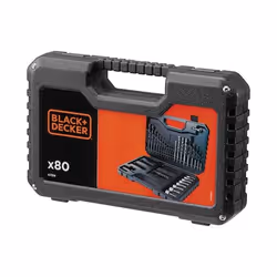 Ensemble d'outils Black & Decker A7219-XJ; 80 unités