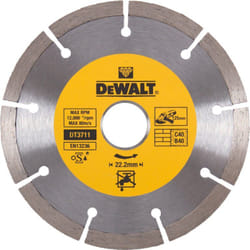 Disque à tronçonner diamanté DeWalt DT3711-QZ; 125 mm
