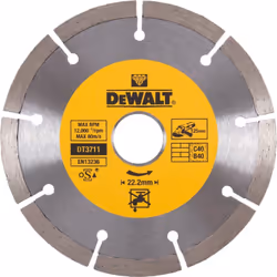 Disque à tronçonner diamanté DeWalt DT3711-QZ; 125 mm