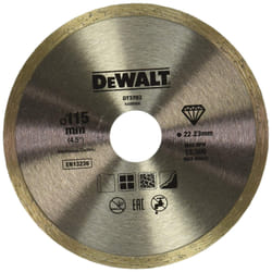 Disque à tronçonner diamanté DeWalt DT3703-QZ; 115 mm