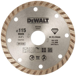 Disque à tronçonner diamanté DeWalt DT3702-QZ; 115 mm