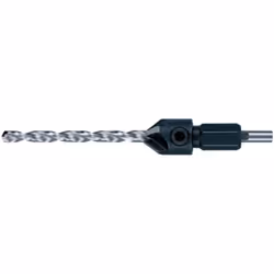 DEWALT - Mèche N°10 et fraise à chanfreiner 4 taillants Caractéristiques principales du produit: Fraise à chanfreiner à 4 tai ...