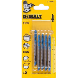 Lames pour scie sauteuse DeWalt T118G; 5 unités