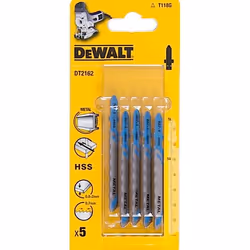 Lames pour scie sauteuse DeWalt T118G; 5 unités