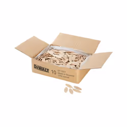 Lamelles pour Fraiseuse DW682K-QS DEWALT (sachet de 1000) Lamelles à utiliser avec les fraiseuses à lamelles DEWALT DT3931-QZ ...