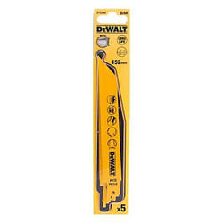 Lames scie sabre DeWalt DT2384; 152 mm; 5 unités
