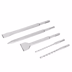 Ensemble de forets et ciseaux Stanley STA54400-XJ; SDS-Plus; 5 unités