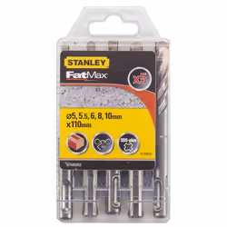 Jeu de forets à béton Stanley FatMax; SDS-plus; 5-10 mm; 5 unités