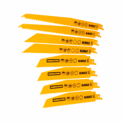 DeWALT DT2442-QZ Lame de scie sauteuse, à chantourner et sabre Lame de scie à guichet 8 pièce(s)