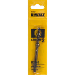 Foret en métal DeWalt HSS-G, DIN 338; 6,8x109 mm