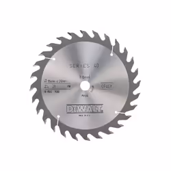 Lame de scie DeWalt; 184x2,6x16,0 mm; Z28; 25°