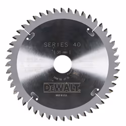 Lame de scie DeWalt; 190x2,6x30,0 mm; Z48; -5°