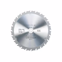 Lame de scie DeWalt; 250x2,8x30,0 mm; Z24; 10°
