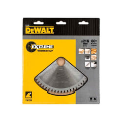 Lame de scie DeWalt; 216x30,0 mm; Z60; -5°