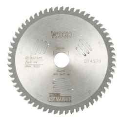 Lame de scie DeWalt DT4370-QZ; 216x30 mm; 60T