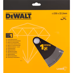 Disque à tronçonner diamanté DeWalt; 230 mm