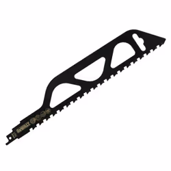 DeWALT DT2421-QZ, Lames de scie sabre, Ciment aéré, Brique, Panneau en fibre de ciment, Métal, Noir, Pointe au carbure de tun ...