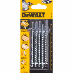 Lames pour scie sauteuse DeWalt T101BR; 5 unités