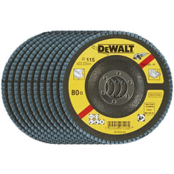 Disque à lamelles, Ø115 mm, grain 80, concave DeWalt DT3257-QZ