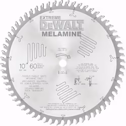 Lame de scie DeWalt; 250x3x30,0 mm; Z60; 10°