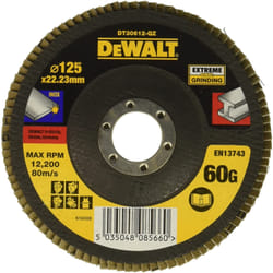 Meule-éventail DeWalt DT30612-QZ; 125 mm; P60