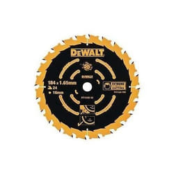 Lame de scie circulaire ø184x16mm 24 dents DEWALT DT10302-QZ
