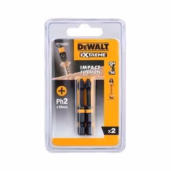 DeWALT DT70532T-QZ, 2 pièce(s), Phillips, PH 2, 50 mm, Ampoule