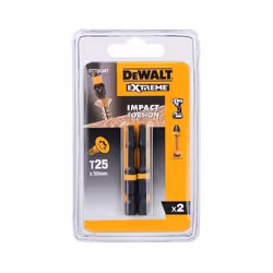 Buse à impact DeWalt FLEXTORQ; T25; 50 mm; 2 unités