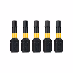 Buse à impact DeWalt DT7379T-QZ; T10; 25 mm; 5 unités