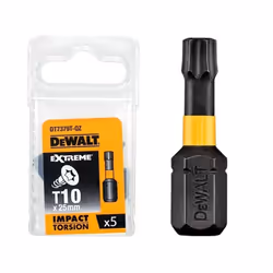 Buse à impact DeWalt DT7379T-QZ; T10; 25 mm; 5 unités
