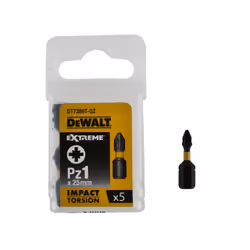 Buse à impact DeWalt FLEXTORQ; PZ1; 25 mm; 5 unités
