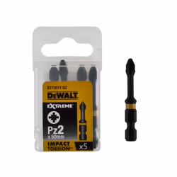 Buse à impact DeWalt FLEXTORQ; PZ1; 57 mm; 5 unités
