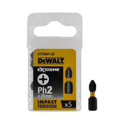 Peu de tournevis DeWalt DT7994T-QZ; PH2; 5 unités