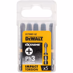 Buse à impact DeWalt DT7999T-QZ; PH3; 57 mm; 5 unités