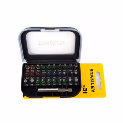 Jeu d'accessoires de tournevis Stanley STA60490-XJ; 31 unités