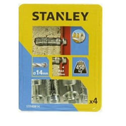 Vis d'ancrage Stanley STF40814-XJ; 14x50 mm; 4  unités