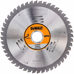Lame de scie pour aluminium DeWalt; 216x2,6x30,0 mm; Z48; -5°
