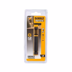 Buse à impact DeWalt DT70566T-QZ; PZ2; 89 mm; 2 unités