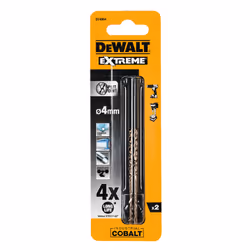 DeWALT DT4904-QZ, Perceuse, Foret hélicoïdal, Rotation vers la droite, 4 mm, 75 mm, Bronze, Fonte, Métal, Acier inoxydable, A ...