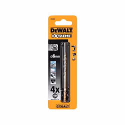 DeWALT DT4908-QZ, Perceuse, Foret hélicoïdal, Rotation vers la droite, 6 mm, 93 mm, Bronze, Fonte, Métal, Acier inoxydable, A ...