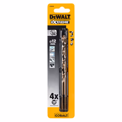 DeWALT DT4916-QZ, Perceuse, Foret hélicoïdal, Rotation vers la droite, 1,2 cm, 151 mm, Bronze, Fonte, Métal, Acier inoxydable ...