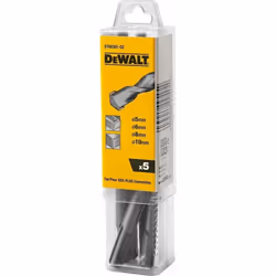 Jeu de forets à béton DeWalt DT60301-QZ; 5-6/ 8/ 10 mm; 5 unités