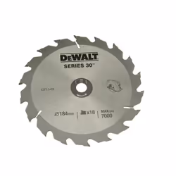 Lame de scie DeWalt DT1938; 184x16 mm; 18T
