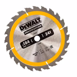 Lame de scie DeWalt; 184x1,8x16,0 mm; Z24; 16°