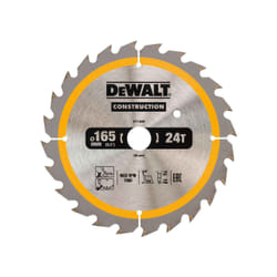 Lame de scie DeWalt; 165x1,86x20,0 mm; Z24; 20°