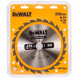 Lame de scie DeWalt DT1954-QZ; 235x30 mm; Z24